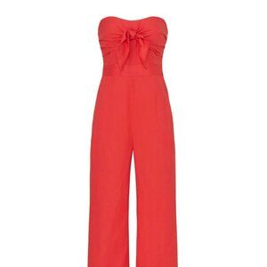 Derek Lam 10 Crosby Rent The Runway Red Strapless Jumpsuit Women's size 46 / 10